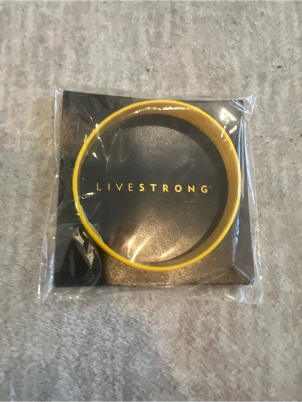 Official Live Strong Lance Armstrong Wristband Adult Size XXL 9” New